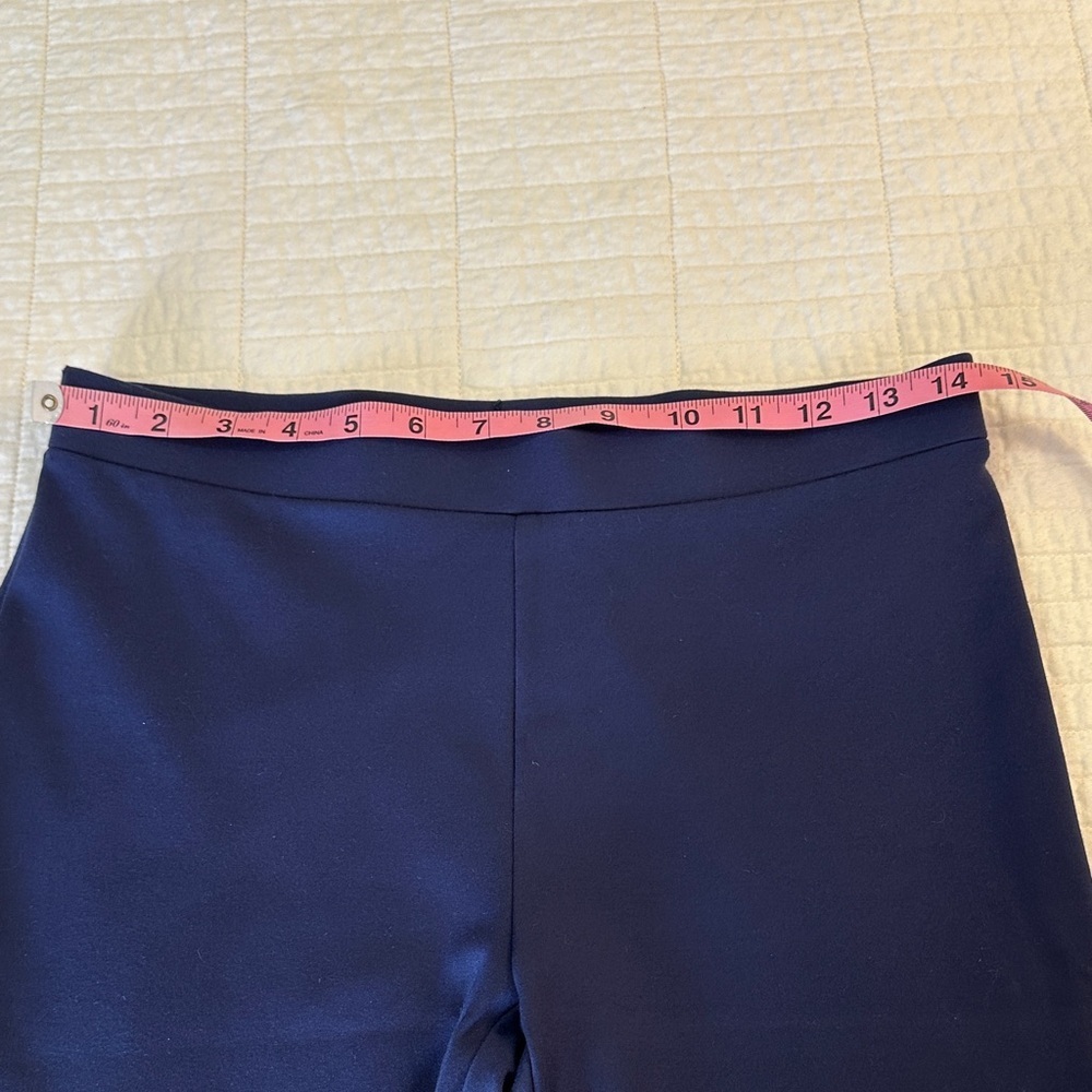 Chico’s 0 Regular Navy Blue Dressy Legging NWOT Soft Stretch - Picture 3 of 7